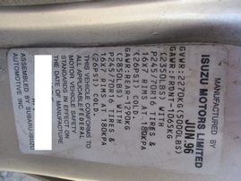 1996 HONDA PASSPORT EX SILVER 3.2L AT 4WD A16382